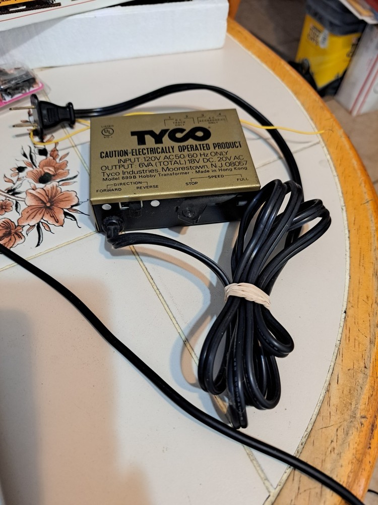 USED Tyco Power Pack Transformer for HO Train Track Model 899B