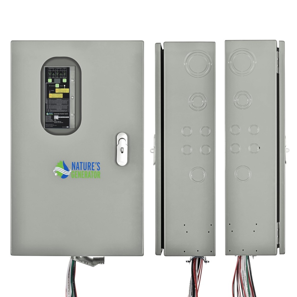 Nature's Generator Pre-Wired 120V/240V 30A 8 Circuits Automatic Transfer Switch