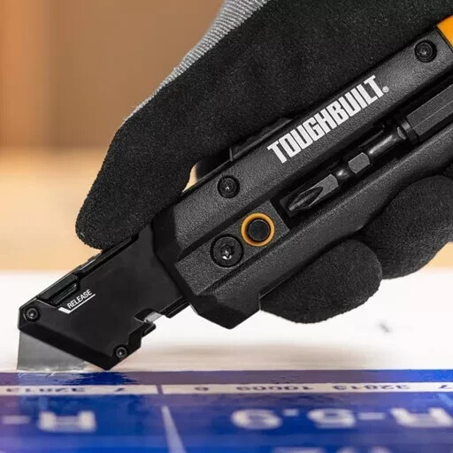 Toughbuilt TB-H4-12-IM Multifunctional Folding Tool Knife ( 5-In-1 Function )