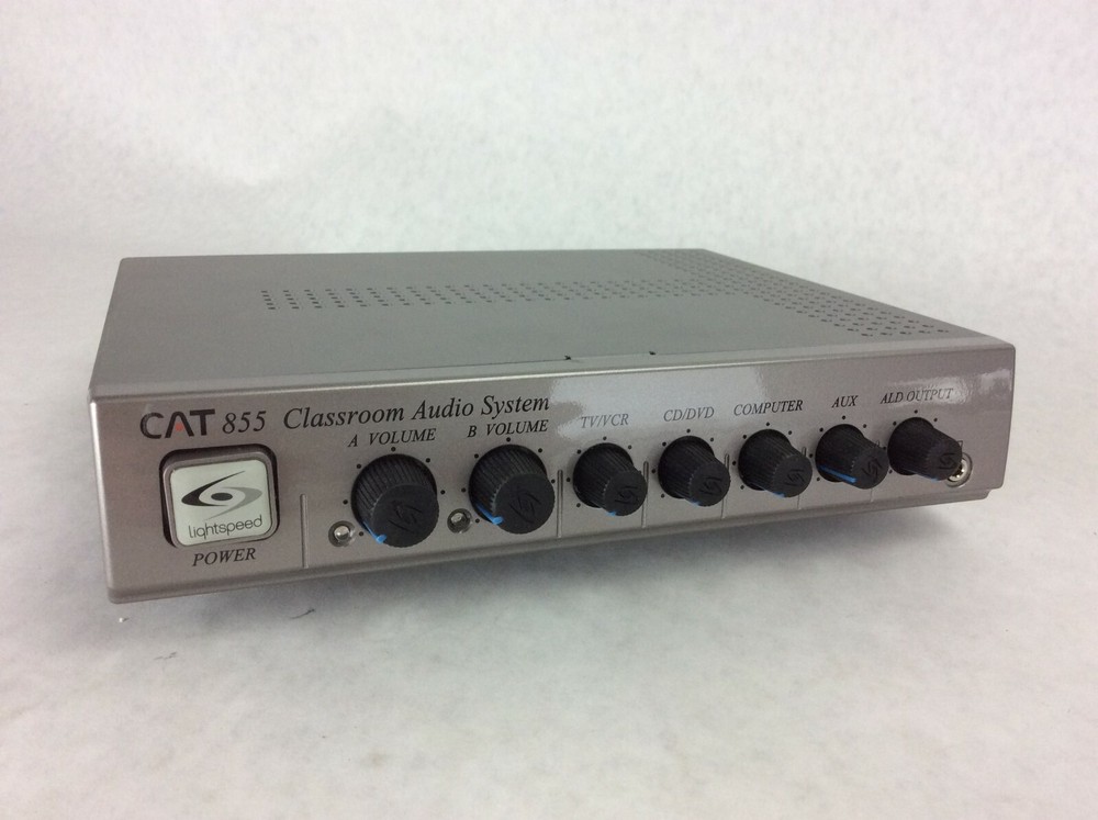 Lightspeed AMP-855 CAT855 Classroom Audio System TESTED No Bundled PSU