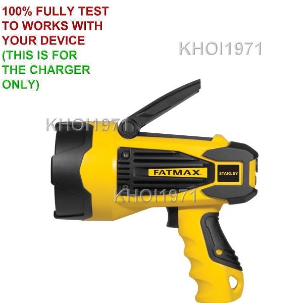 WALL Charger AC adapter "FOR" YELLOW Stanley FatMax SL10LEDS LED Spotlight