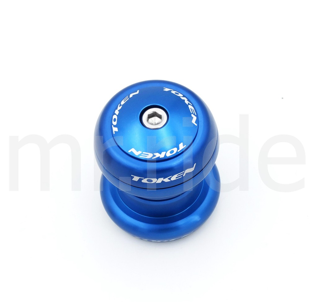 Head set TOKEN "Heggset" TK 060 for 1 1/8" Blue for integrated + threadless