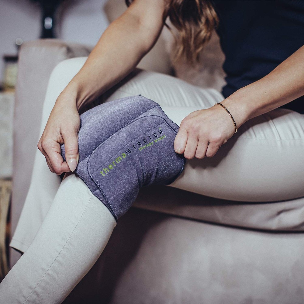 Knee Heating Pad - Microwavable Compression Wrap for Arthritis, ACL, PCL, Tea...