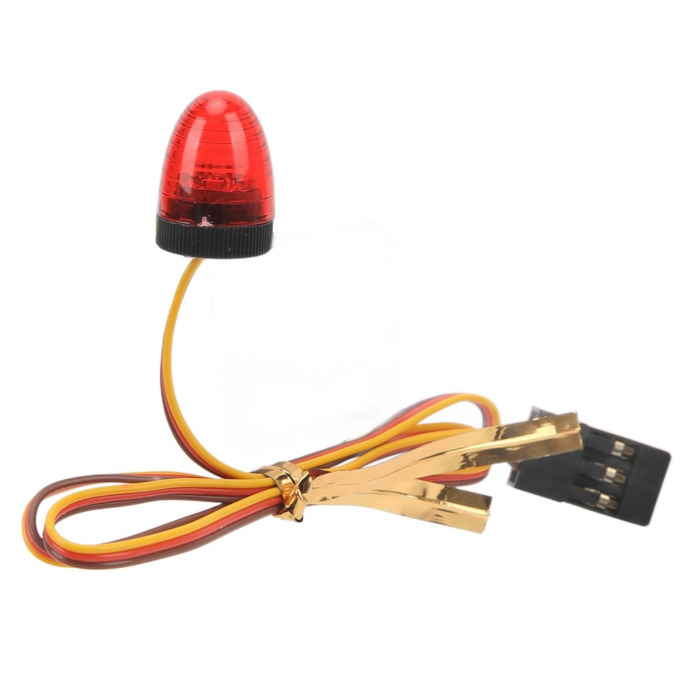 RC Car Alarming Light 5 Light Modes High Simulation Round Compact 10x15mm LED