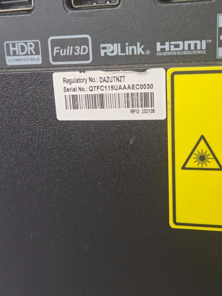 Laser Projector Optoma ZU720T 4K Used