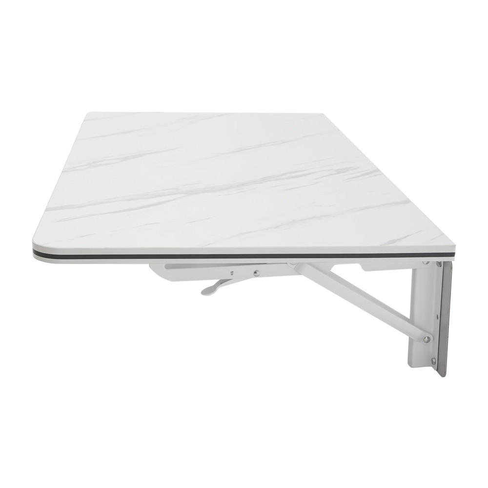 80x40cm white Wall-mounted Folding Table suitable for multiple scenarios