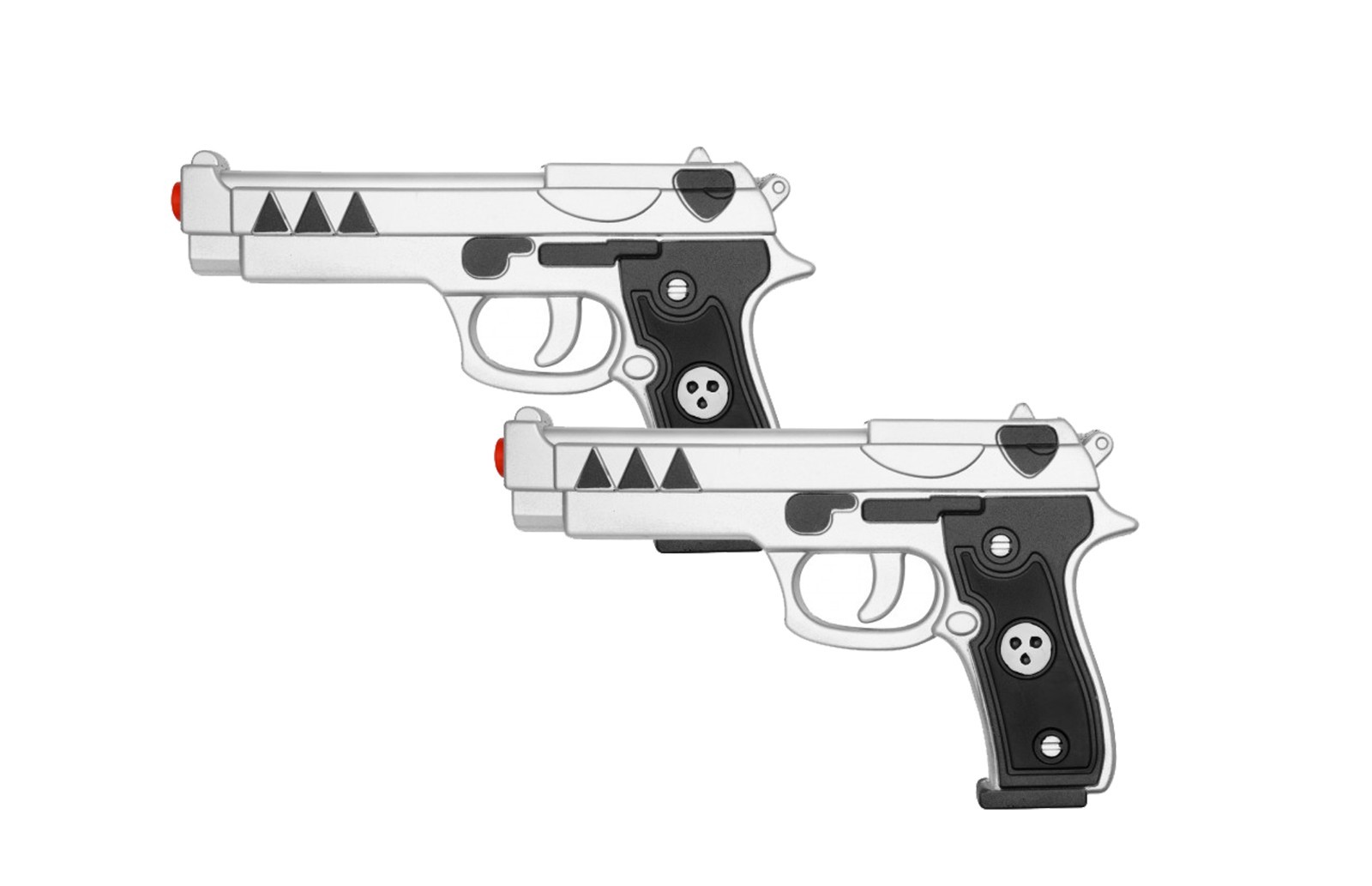 9.25” Soul Eater Demon Twin Pistol (Death the Kid) Replica Collectible Foam Gun