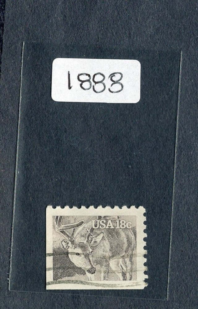 1981 Stamp #1888 Deer Used