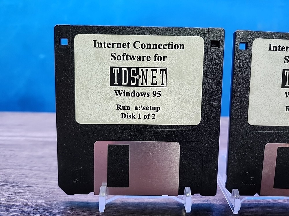 TDS-NET Internet Connection Software Windows 95 Floppy Disks