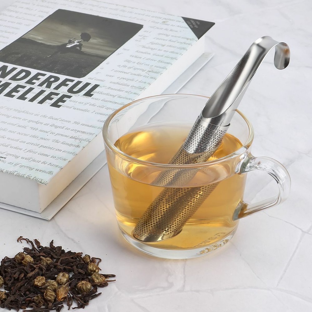 Tea Strainer Stainless Steel TeaBall Infuser Tea Spoon Filter Loose Tea Diffuser