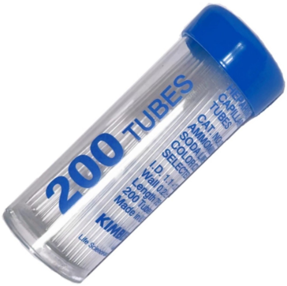 Kimble 41A2502, Micro-Hematocrit Capillary Tubes, Plain (Pack of 200)