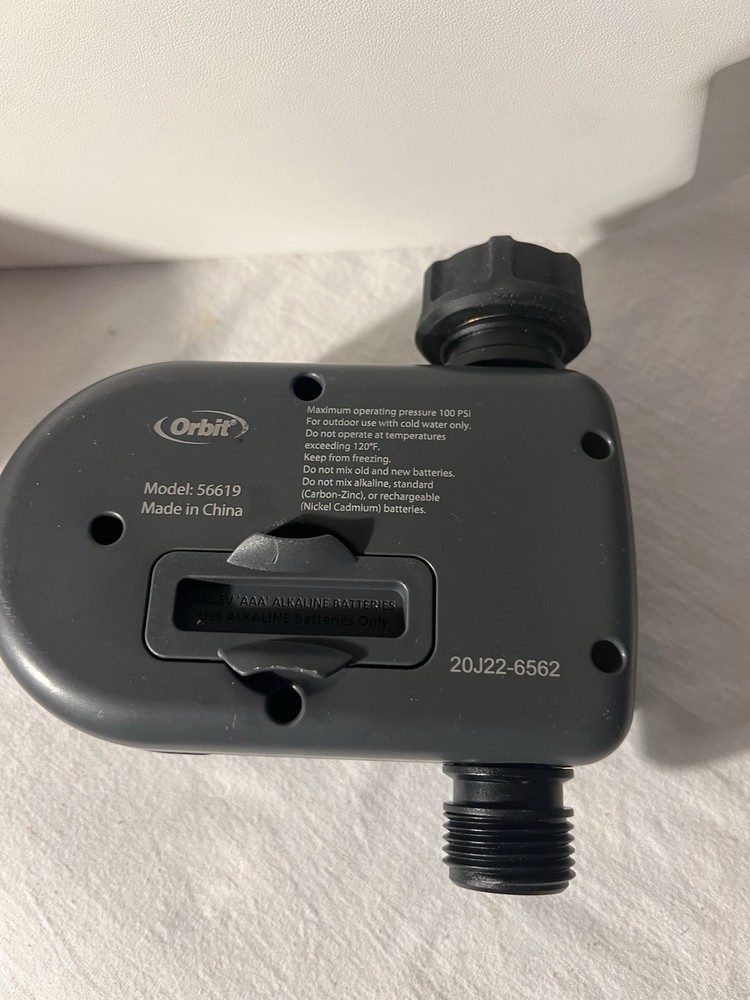Orbit 1-Outlet Hose Faucet Timer Programmable Irrigation Conserve Water