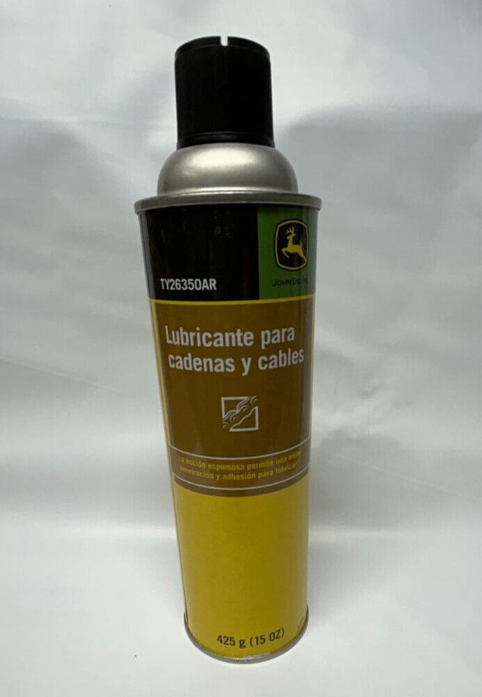 2 cans- John Deere Chain and Cable Lubricant #TY26350