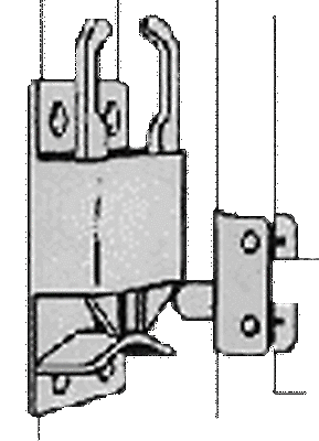 Sure Latch 2 way Gate Bracket Easy Close Fence Cattle
