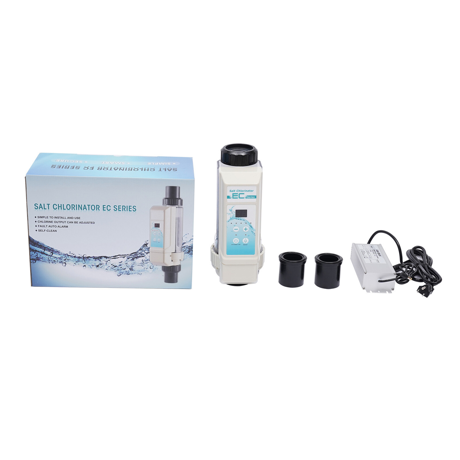 Complete Salt Water Pool Chlorine Generator System for 26000 Gallon Chlorinator