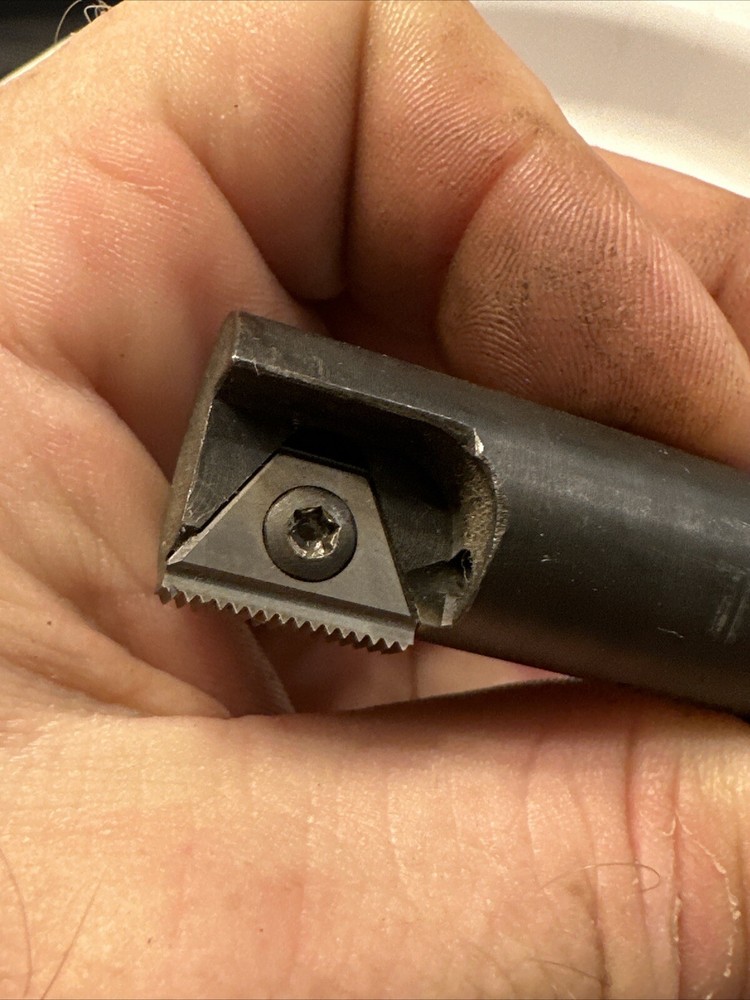 VARGUS INDEXABLE CARBIDE INSERT THREAD MILL CNC MILLING CUTTER 3/4” Vardex