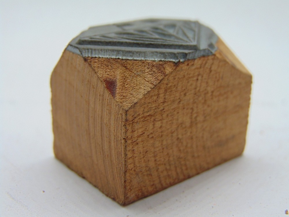 Printing Letterpress Printers Block Diamond CCI Initials