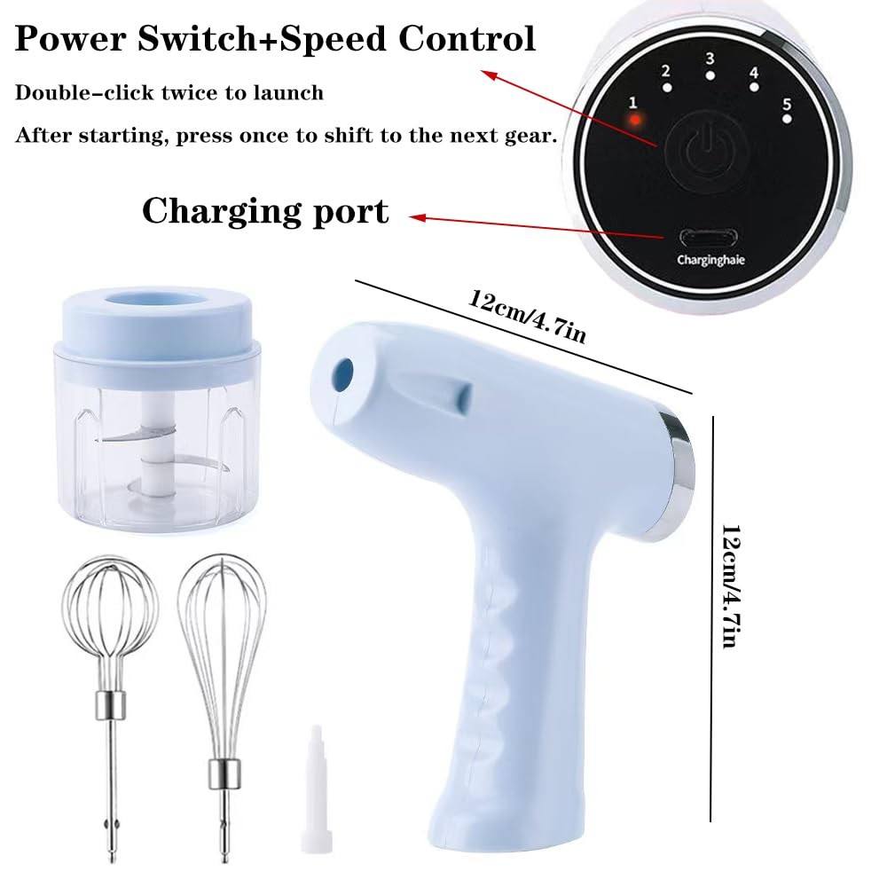 Powerful Multi-Function Electric Vegetable Chopper/Mini Food Processor/Food S...