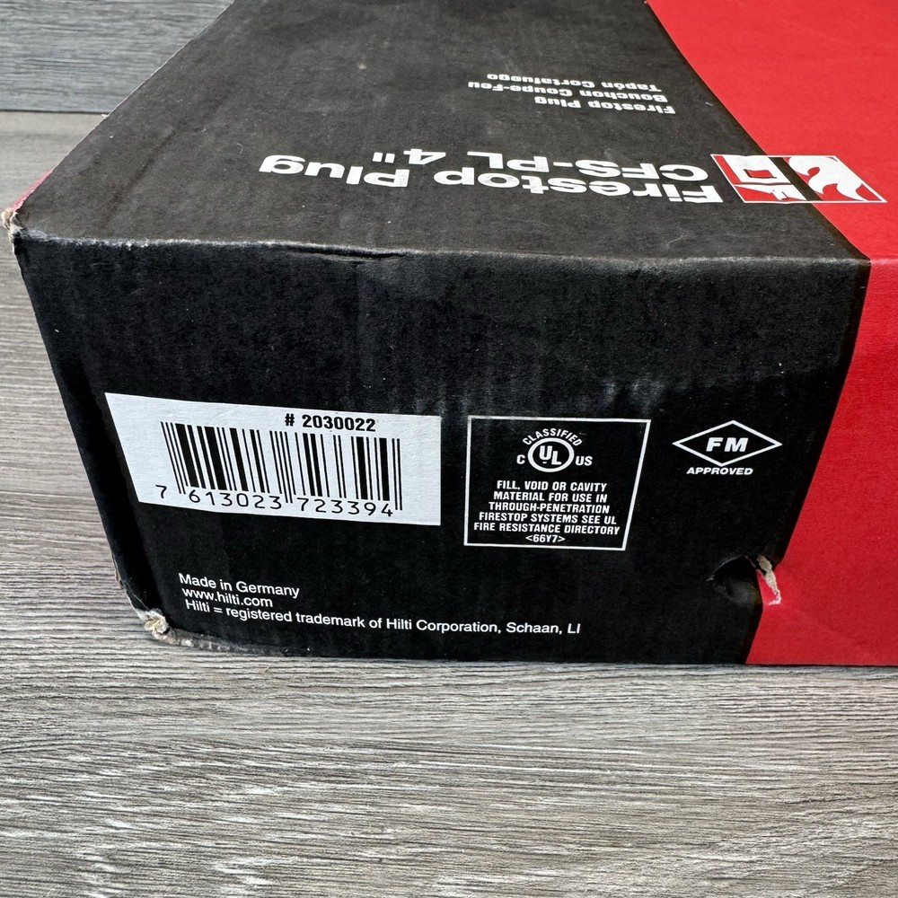 Hilti Firestop Plug CFS-PL 4"- 6 Pack - 2030022