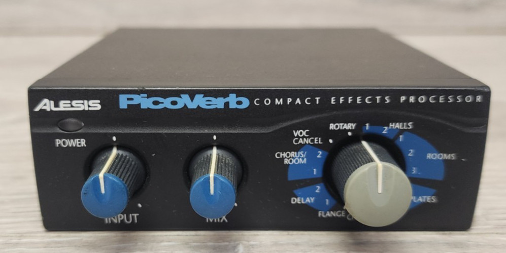 Alesis PicoVerb Compact Effects Processor With Power Supply Tested Working