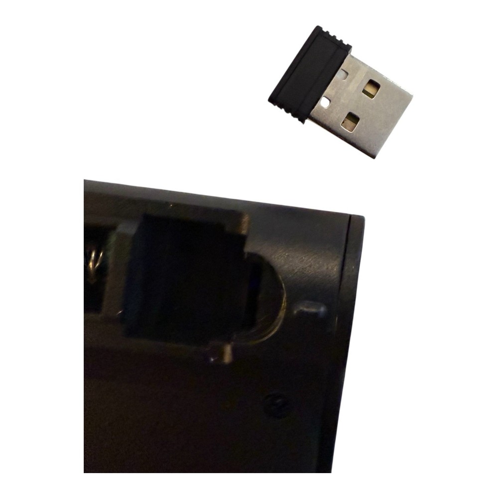 Wireless Numeric Keypad & Mouse Combo – 2.4GHz, USB, Black