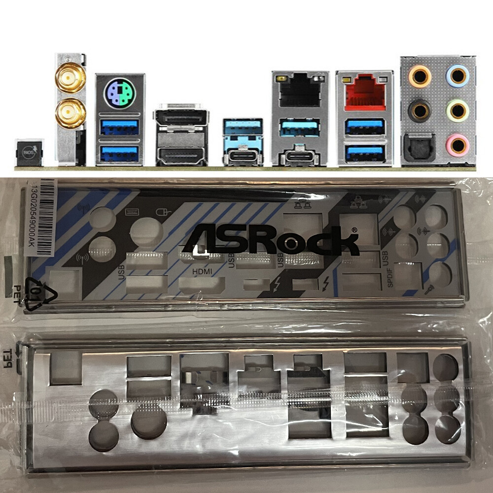 For MSI X570 Creator Motherboard I/O Shield Back Plate BackPlate