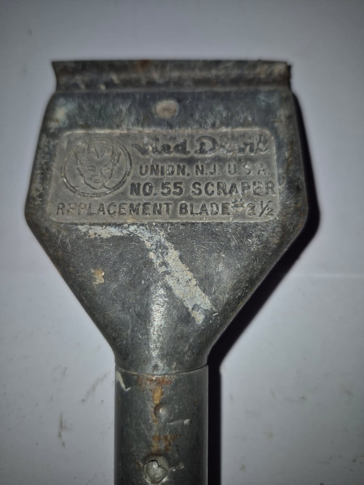 Vintage Red Devil 55 USA Blade Paint Scraper Tool EE