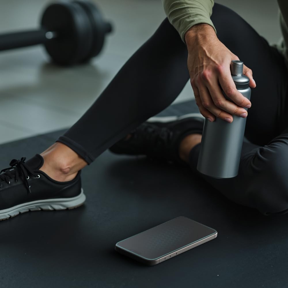 FLOLAB NanoArmour ONETIME 2 Pack for iPhone 17 Pro Screen Protector, Tempered...