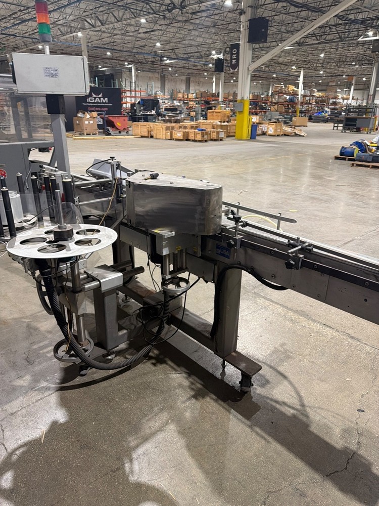 SLATE PACKAGING SYSTEMS Automatic Wraparound Labeler USED