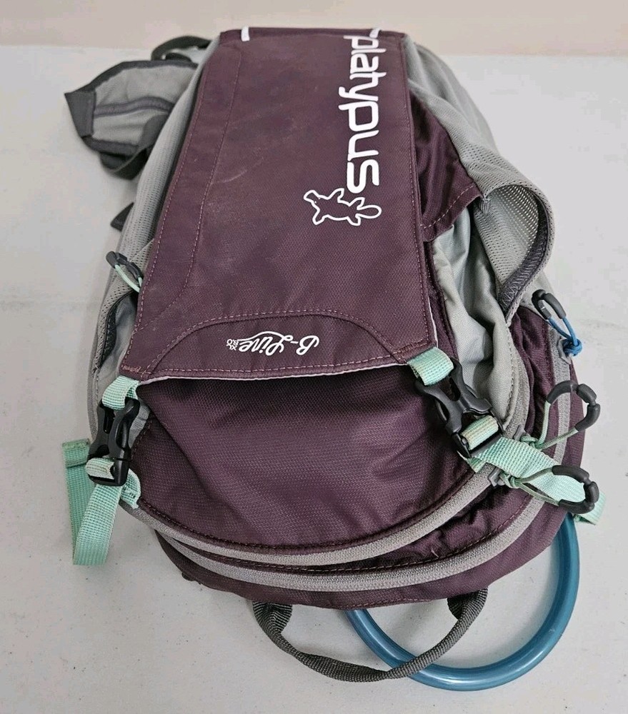 Platypus B-line Xc 8.0 Camelback Backpack Hydration Pack Burgundy / Gray