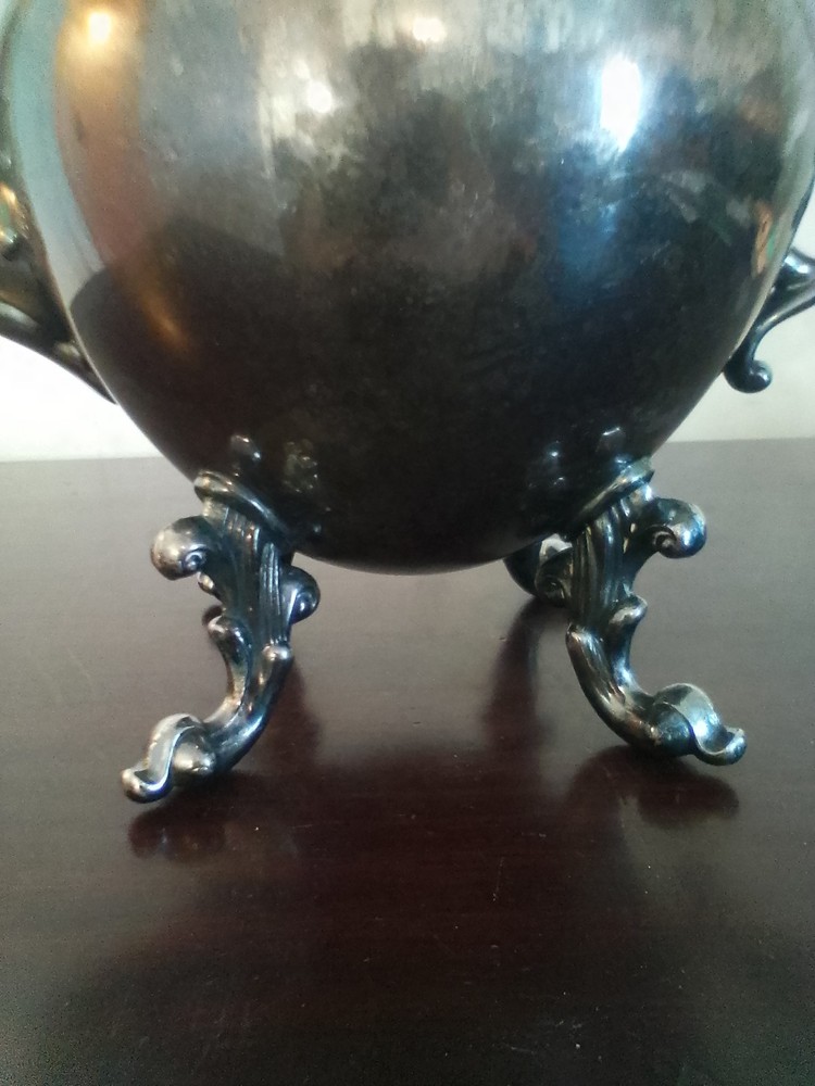 Birmingham Silver Co. BSC Vintage Teapot Silver On Copper