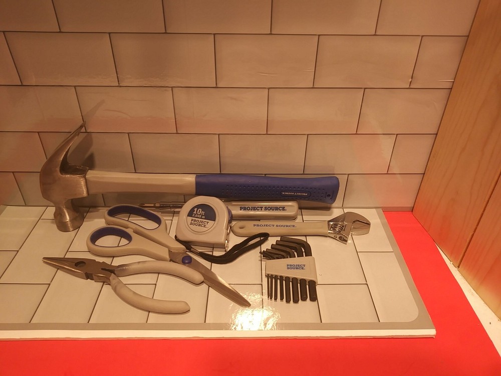 19 PC Homeowner's Tool Set With Bag Project Source #2474049 Model 81679 NEW FS