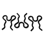 1960 - 1981 Emergency Parking Brake Cable Clip Set 3 Pc.