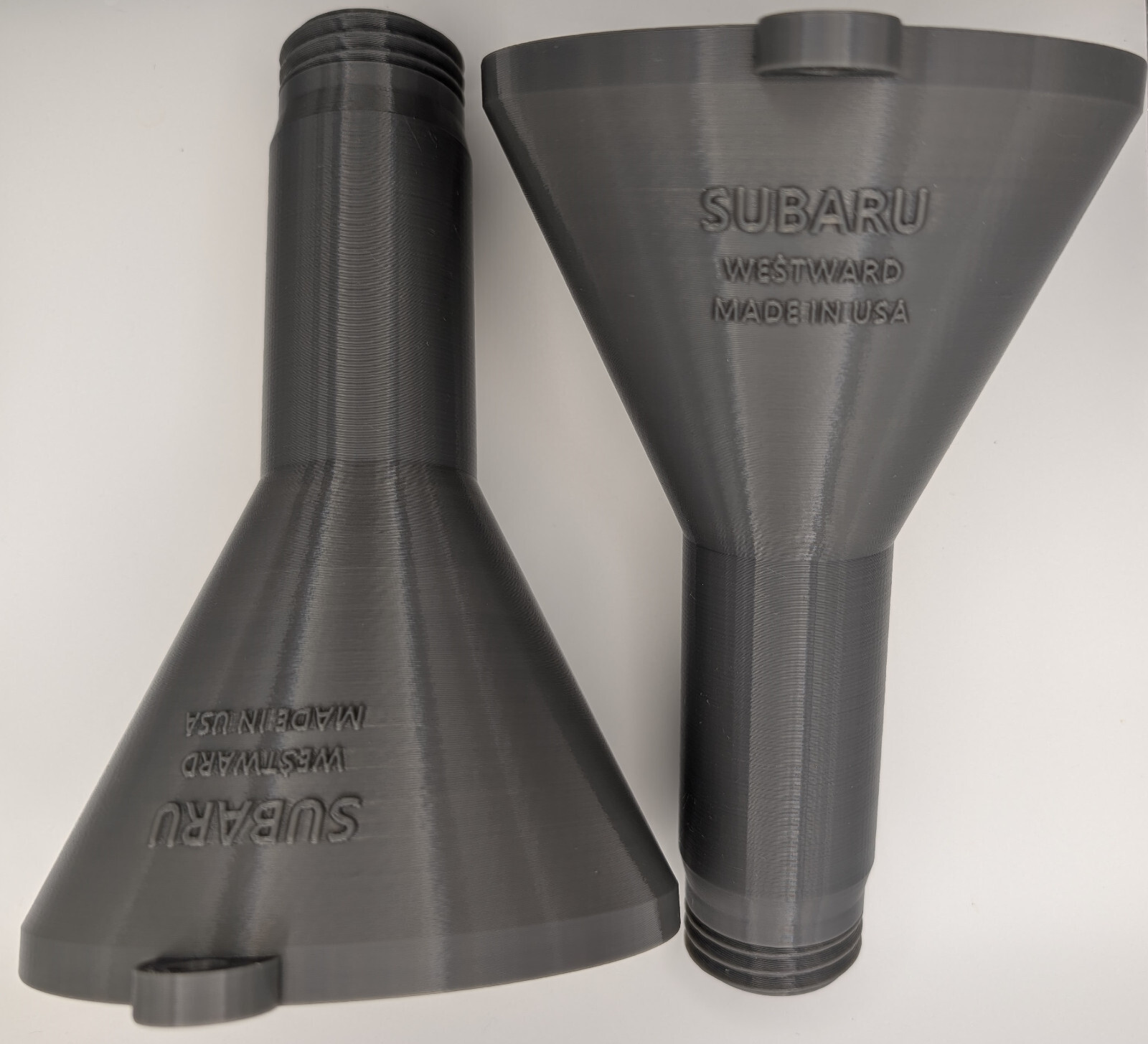 Best Threaded Subaru Oil Funnel - VENTED - FAST FILL - GREY - MADE IN USA