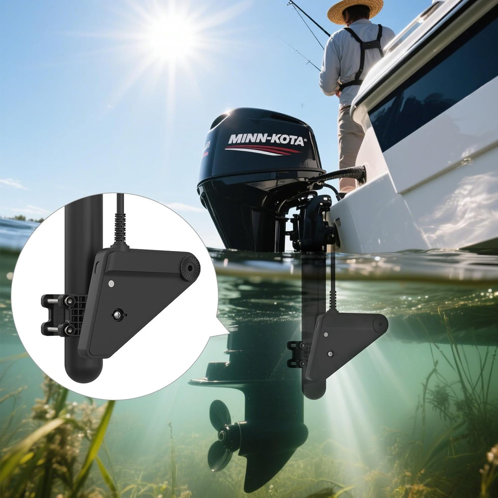 Transducer Mount Pole Mount Compatible with Lowrance Eagle Eye 9 Adjustable