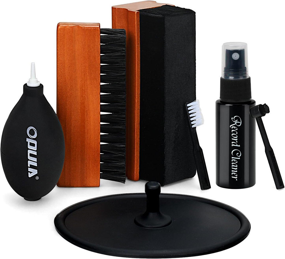 7-In-1 Vinyl Record Cleaning Kit Complete - Vinyl Record Cleaner Solution