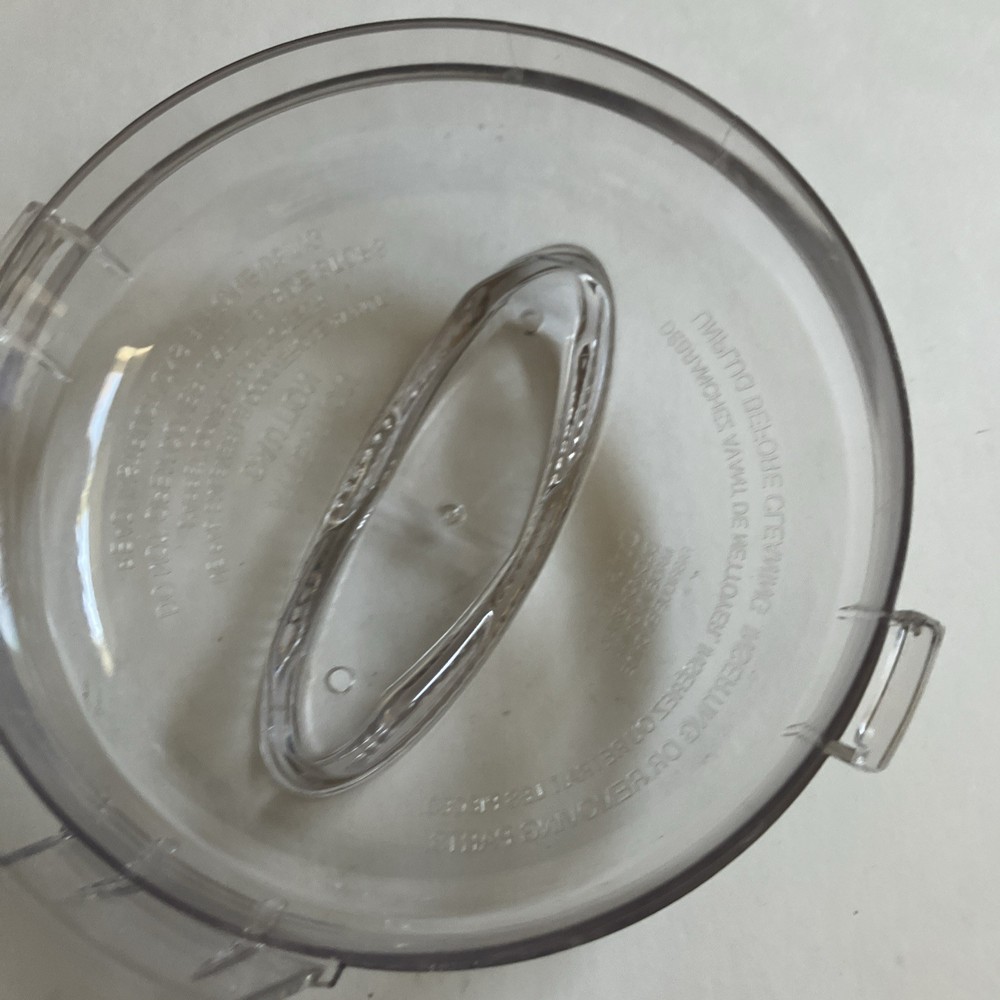 Cuisinart Mini Prep Plus Clear Replacement Cover Lid Only for DLC-4CHBWBC