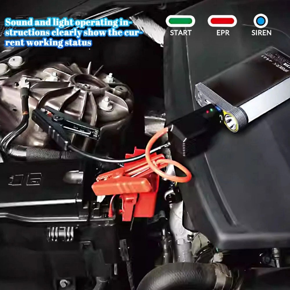1PCS Advanced Smart Battery Clamp with Wide Compatibility for Jump Starters