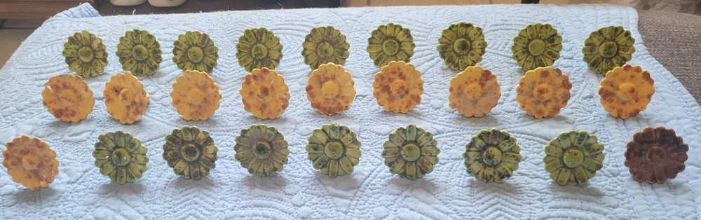 Lot: 1960s Handmade Macrame Beads
