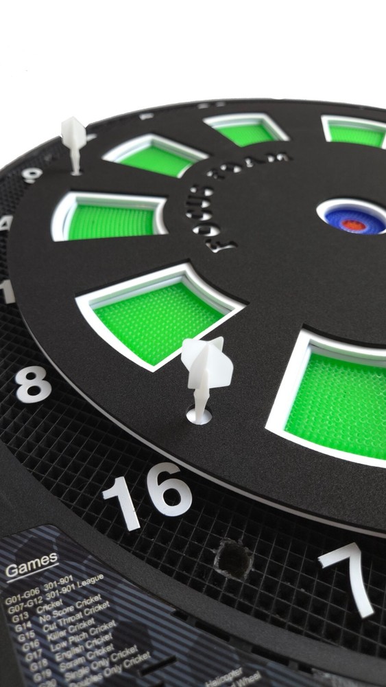 Focus Foam Soft Tip Single Segment Electronic Dartboard Training Pad (15.5")