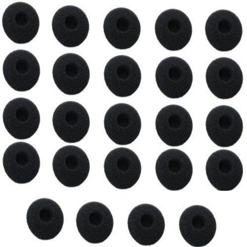 SoftRound 24 Pack Foam Earbud Earpad Ear Bud Pad Replacement Sponge Covers...