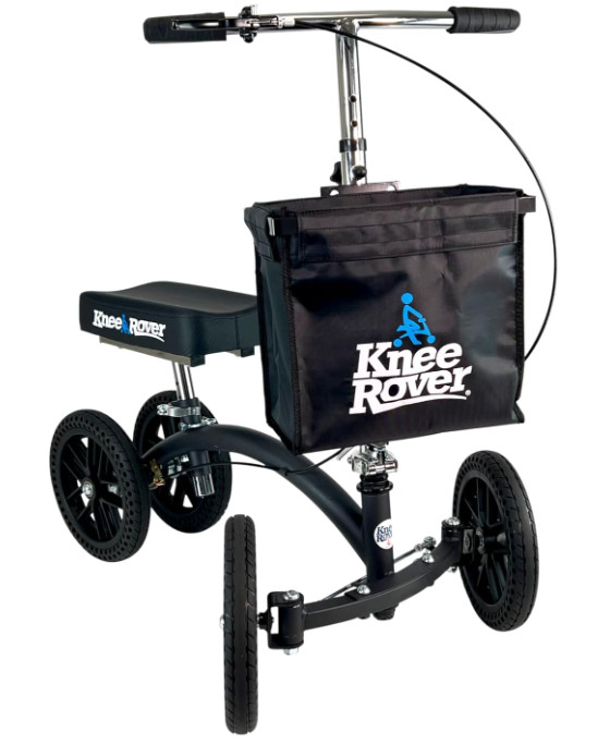 Large Capacity Knee Scooter Basket Accessory with Universal Bracket Mount