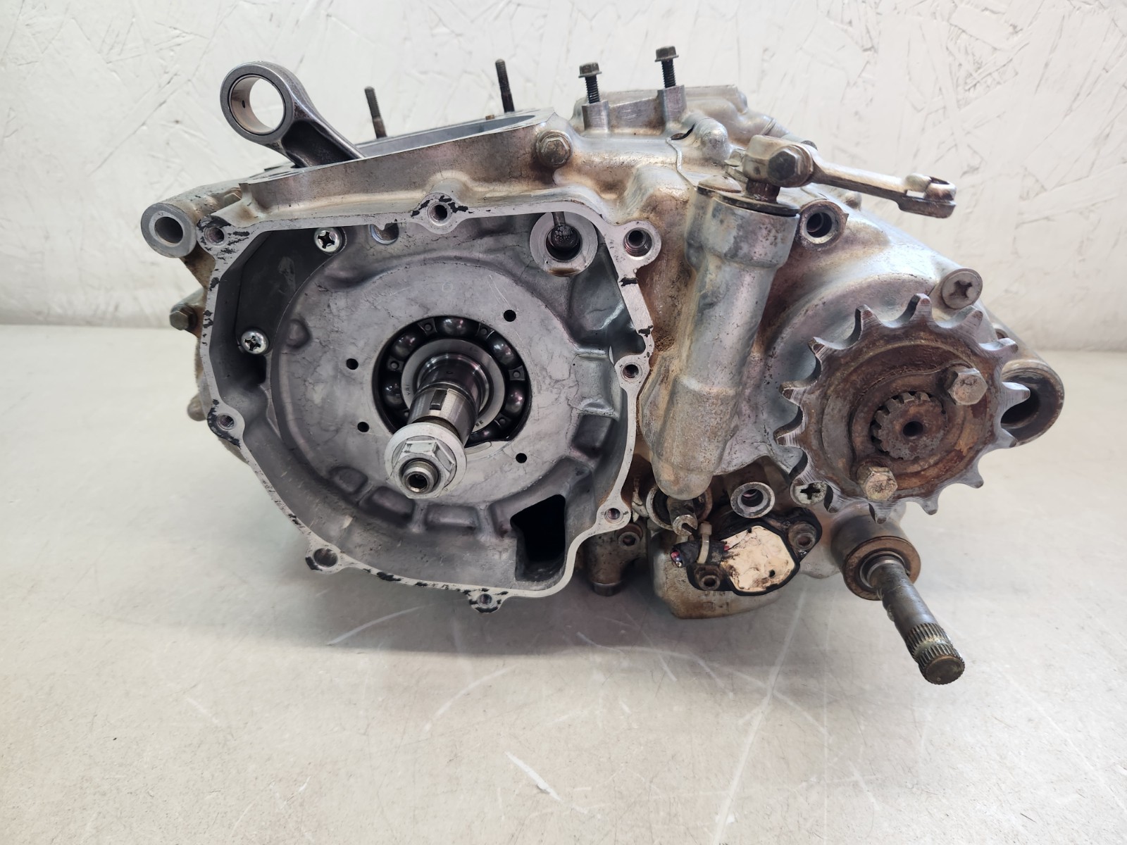 03-08 LTZ400 ltz KFX DVX 400 engine motor bottom end crank case transmission