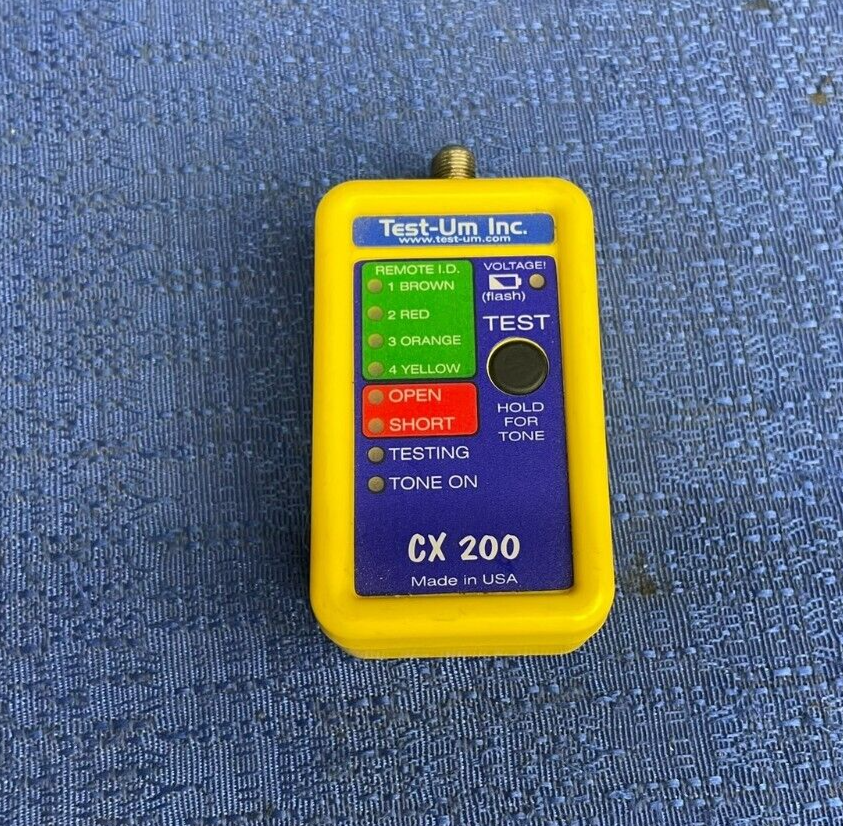 JDSU Test-Um Coax Cable Identifier Tester Test Unit CX-200