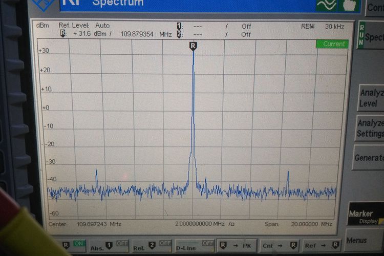 7W 65-110MHz FM power amplifier high frequency power amplifier input 1mW
