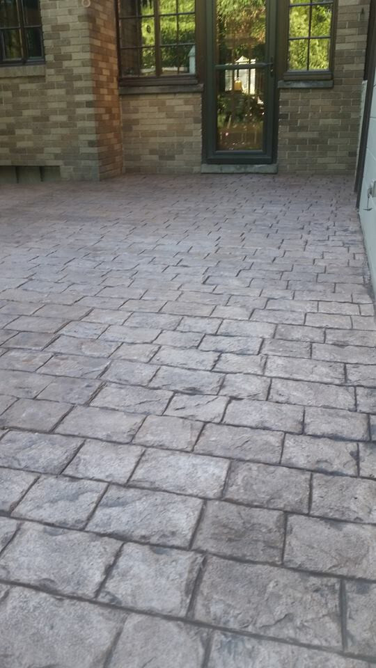 Roman Cobble | 5 pc. Decorative Concrete Stamp Set by Walttools