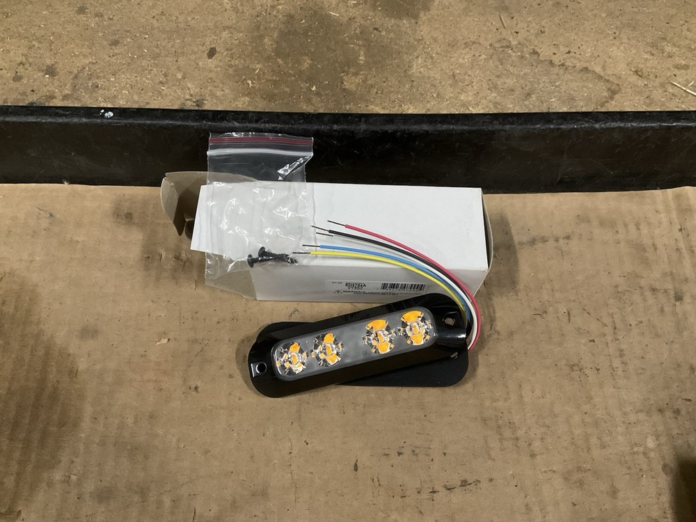 ECCO ED3704A 5.5" ED3700 Series Surface Mount Amber LED Strobe Light