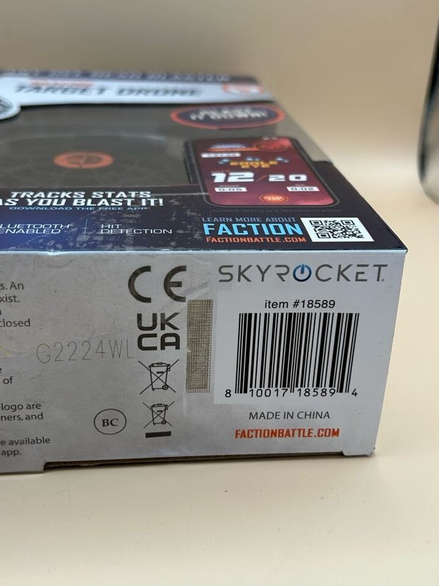 Faction Gel Battle System Skyfire Target Drone, Blast It Down! ~ Brand New