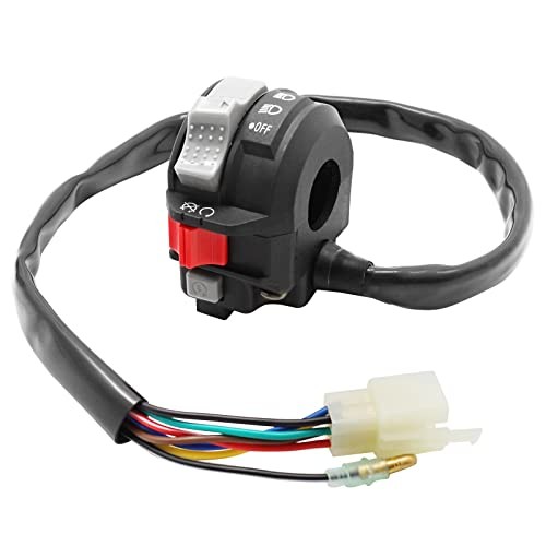 Control Switch Engine Start Run Off Headlight for Yamaha Grizzly 600 Kodiak