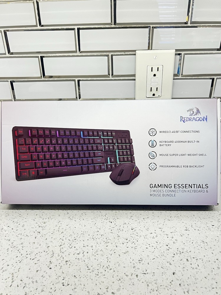 Red Dragon Gaming Keyboard and Mouse Set